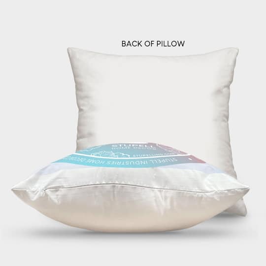 Stupell Industries Bold Abstract Leaf Frond Shape Throw Pillow, 18" x 18"